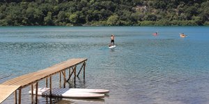 Sup στη λίμνη Ζηρού