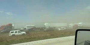 καραμπόλα νεκροί τραυματίες αμμοθύελλα Τέξας