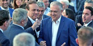 Ο Τάκης Θεοδωρικάκος στο Golf της Γλυφάδας