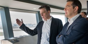 Αλέξης Τσίπρας και Θάνος Μωραΐτης