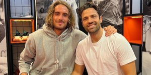 Στέφανος Τσιτσιπάς και Κωνσταντίνος Αργυρός