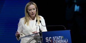Η πρωθυπουργός της Ιταλίας, Τζόρτζια Μελόνι