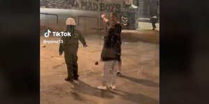Βασίλης Μπισμπίκης επεισόδια Λεωφόρο πυροσβέστης ΜΑΤ