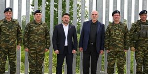 Ο Νίκος Χαρδαλιάς και ο Ευάγγελος Μεϊμαράκης στον Έβρο