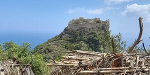 Το Αγγελόκαστρο στην Κέρκυρα, το οποίο θα αποτελεί εξωτερικά το κάστρο του Οδυσσέα