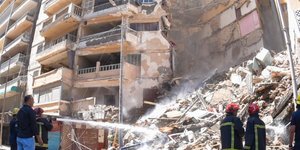 Αλεξάνδρεια Αίγυπτος κατάρρευση πολυκατοικίας