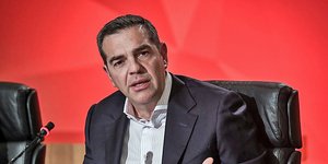 O πρόεδρος του ΣΥΡΙΖΑ Αλέξης Τσίπρας