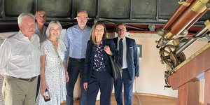 Το Εθνικό Αστεροσκοπείο Αθηνών επισκέφθηκε σήμερα η υπουργός Ανάπτυξης και Επενδύσεων, Ελένη Λουρή-Δενδρινού