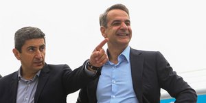 Λευτέρης Αυγενάκης και Κυριάκος Μητσοτάκης