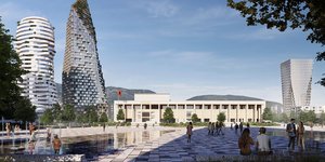Ο πράσινος ουρανοξύστης «Mount of Tirana» σχεδιάστηκε από το αρχιτεκτονικό γραφείο της Δανίας, Cebra