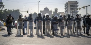 Δυνάμεις της Αστυνομίας στη Βαγδάτη, πρωτεύουσα του Ιράκ