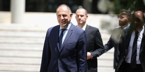 Ο Γιώργος Γεραπετρίτης στο ΥΠΕΞ