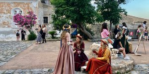 H παρουσίαση των κρασιών της Μαλβαζίας