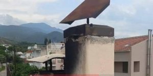 Κεραυνός χτύπησε καμινάδα