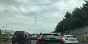 Κίνηση στην Εθνική Οδό Αθηνών-Λαμίας