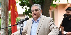 O Δημήτρης Κουτσούμπας, ΓΓ της ΚΕ του ΚΚΕ στην Ελάτεια/ Πηγή: 902