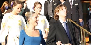 H Μαρία Ολυμπία Γλύξμπουργκ, με τον αδερφό