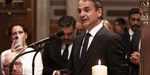 Κυριάκος Μητσοτάκης και Νίκος Ανδρουλάκης εκφώνησαν επικήδειους για τον Γιάννη Μαρκόπουλο