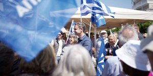 Στην Εύβοια ο Κυριάκος Μητσοτάκης