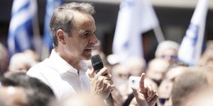Ο πρόεδρος της ΝΔ Κυριάκος Μητσοτάκης