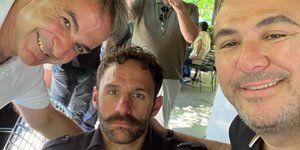 Κυριάκος Μητσοτάκης, Αντώνης Τσαπατάκης και Αντώνης Ρέμος 