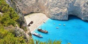 Η παραλία Ναυάγιο στη Ζάκυνθο