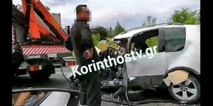 τροχαίο δυστύχημα Κορίνθου-Τριπόλεως αντίθετο ρεύμα