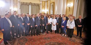 Από την ορκωμοσία της νέας κυβέρνησης της ΝΔ