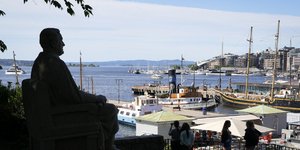 Εικόνα από παραθαλάσσια περιοχή στο Όσλο της Νορβηγίας