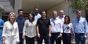 Κλιμάκιο της ΝΔ με τον Θάνο Πλεύρη στην Λευκάδα