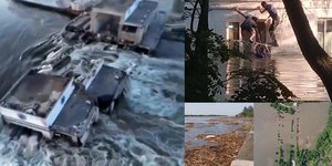 Χερσώνα πλημμύρες φράγμα καταστροφές Ουκρανία Ρωσία