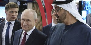 Ο πρόεδρος Πούτιν και ο επικεφαλής των Εμιράτων