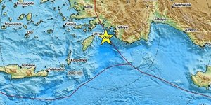 Ασθενής σεισμική δόνηση τα ξημερώματα στη Ρόδο