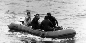 Ο Ρότζερ Μάλινσον μετά τον απεγκλωβισμό του