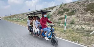 Το χειροποίητο ηλεκτρικό ποδήλατο των 100 ευρώ