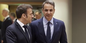 Συγχαρητήρια του Εμανουέλ Μακρόν στον Κυριάκο Μητσοτάκη για την επανεκλογή του