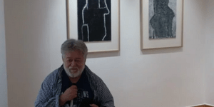 Ο Μάκης Θεοφυλακτόπουλος στην έκθεσή του στη Γκαλερί Citronne