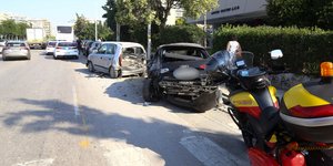 Θεσσαλονίκη τροχαίο λεωφορείο ΙΧ
