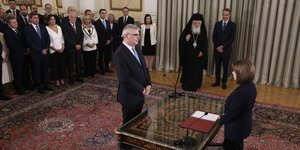 Υφυπουργός Εργασίας Πάνος Τσακλόγλου: Το μοναδικό μέλος της κυβέρνησης που έδωσε πολιτικό όρκο