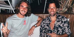 Στέφανος Τσιτσιπάς και Κωνσταντίνος Αργυρός