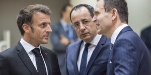 Χριστοδουλίδης με Μακρόν και Σλοβάκο πρωθυπουργό
