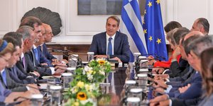 Κυριάκος Μητσοτάκης πρώτο υπουργικό συμβούλιο νέα κυβέρνηση