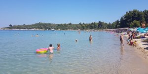 Παραλία στο Παλιούρι Χαλκιδικής