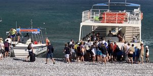 Τεράστια επιχείρηση διάσωσης δια θαλάσσης