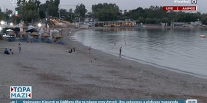 Άλιμος παραλία καύσωνας