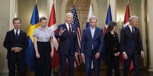 Ο Μπάιντεν συνάντησε ηγέτες σκανδιναβικών χωρών στο Ελσίνκι