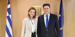 Ο Μιλτιάδης Βαρβιτσιώτης και η Μελίνα Τραυλού