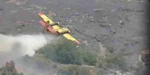 Πτώση Canadair στην Κάρυστο 