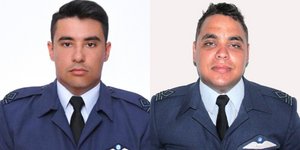 Νεκροί οι ήρωες πιλότοι του Canadair που κατέπεσε την Κάρυστο -Από αριστερά ο συγκυβερνήτης Περικλής Στεφανίδης, δεξιά ο κυβερνήτης Χρήστος Μουλάς