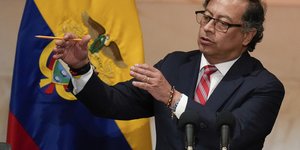 Ο πρόεδρος της Κολομβίας Γκουστάβο Πέτρο